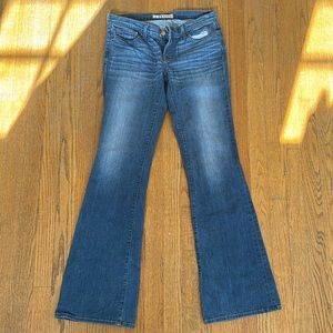 J Brand bell bottom jeans, light wash, size 28